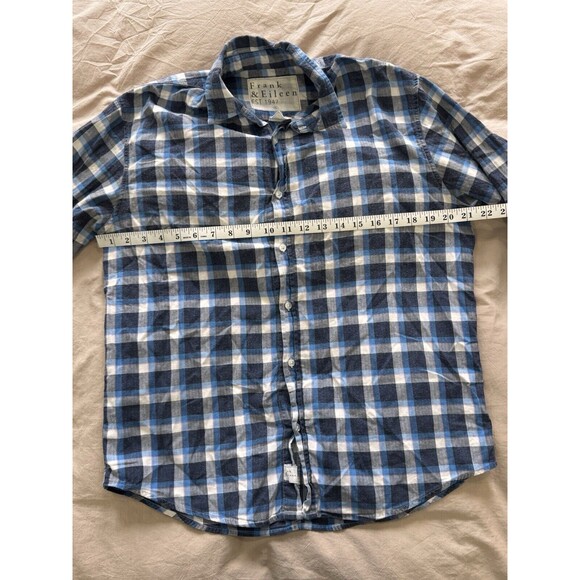 Frank & Eileen Womens Small Button Down Flannel Plaid Shirt Paul Cotton Italy - Picture 6 of 7